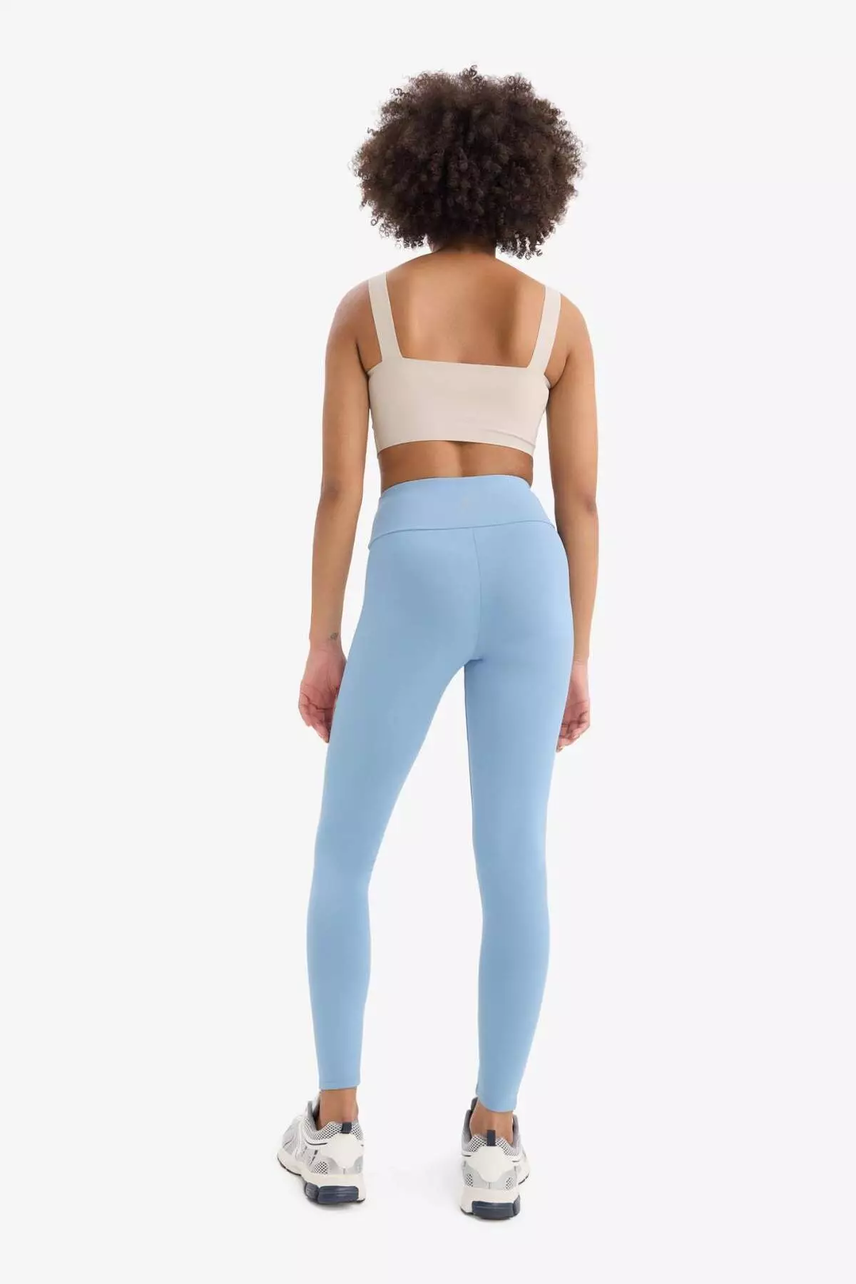 High Waist Hugging Basic Sport Cuve B4147Ax25Sp