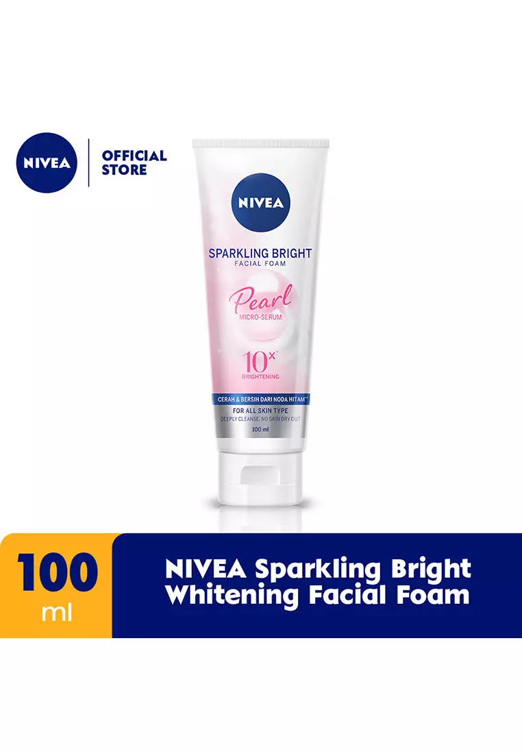 NIVEA Sparkling Bright Whitening Facial Foam 100ml