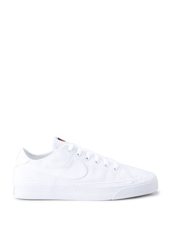 Nike white Court Legacy Canvas Sneakers 068C7SHF4DFEFEGS_1