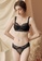 LYCKA black LMM0131a-Lady Two Piece Sexy Bra and Panty Lingerie Sets (Black) 23766US8E4602EGS_2