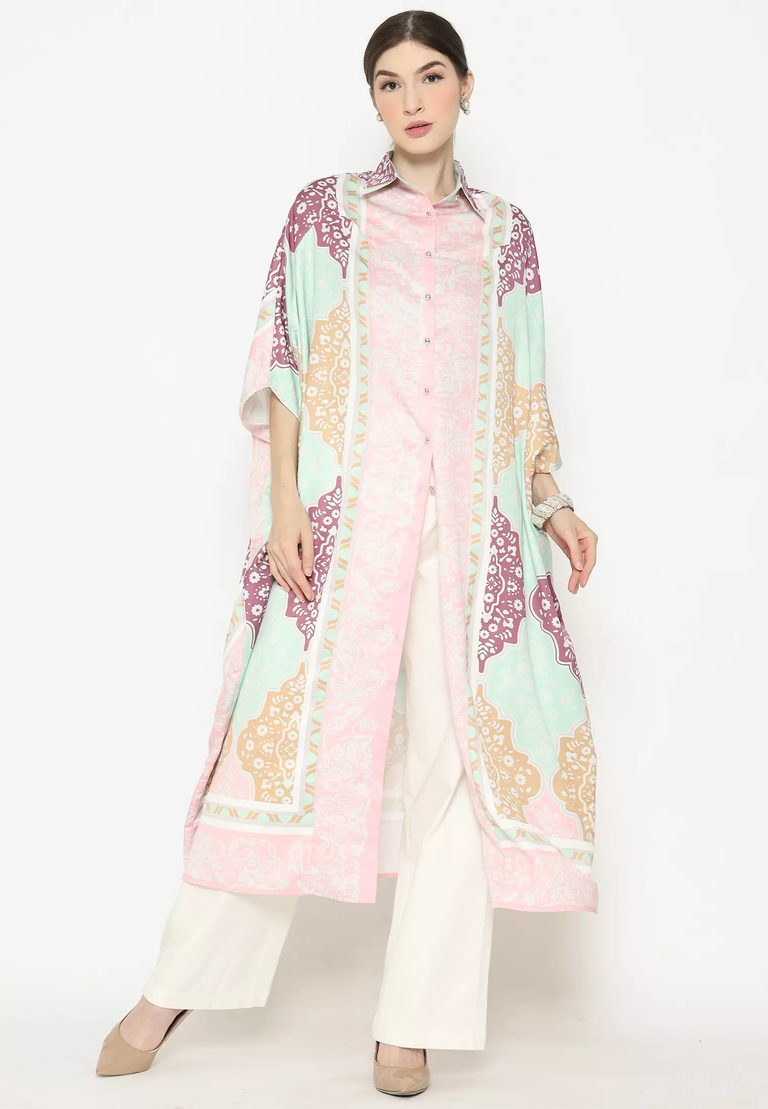 Kanzi Collared Kaftan