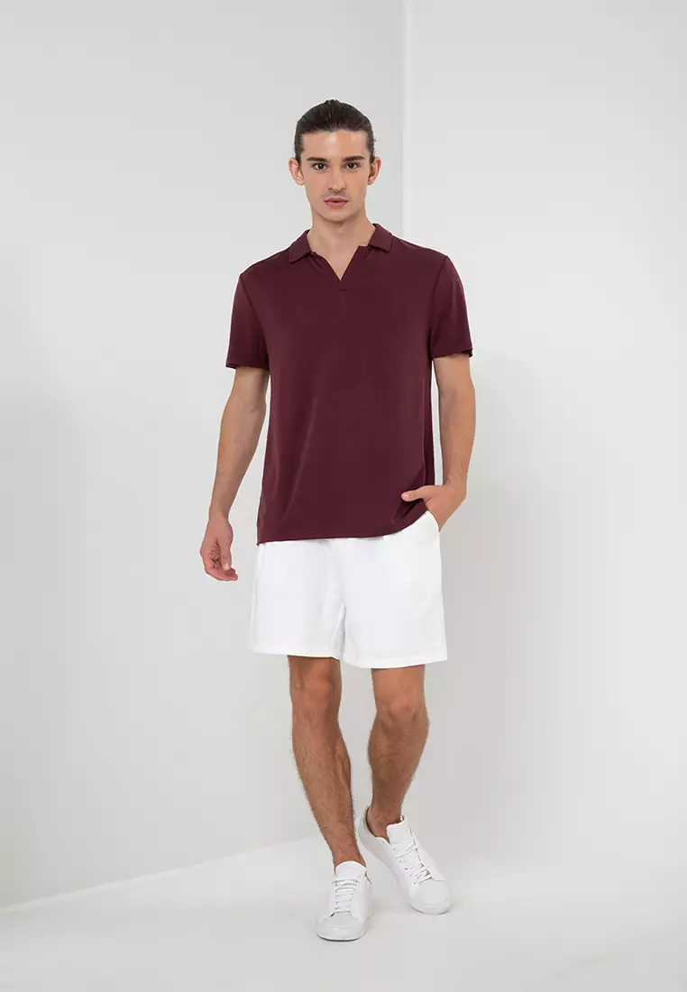 V neck polo tee shirts outlet