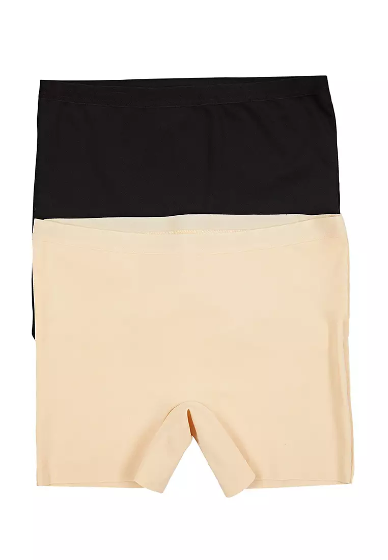 Black-Skin 2 Pack Micro Boxer Panties THMSS24KU00044