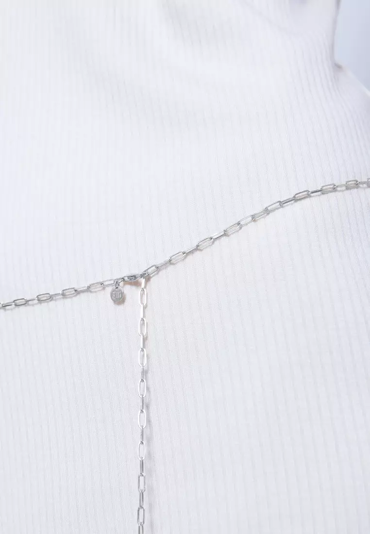 Aksesoris Perhiasan Perak 925 Wanita Waist Chain Links Trend