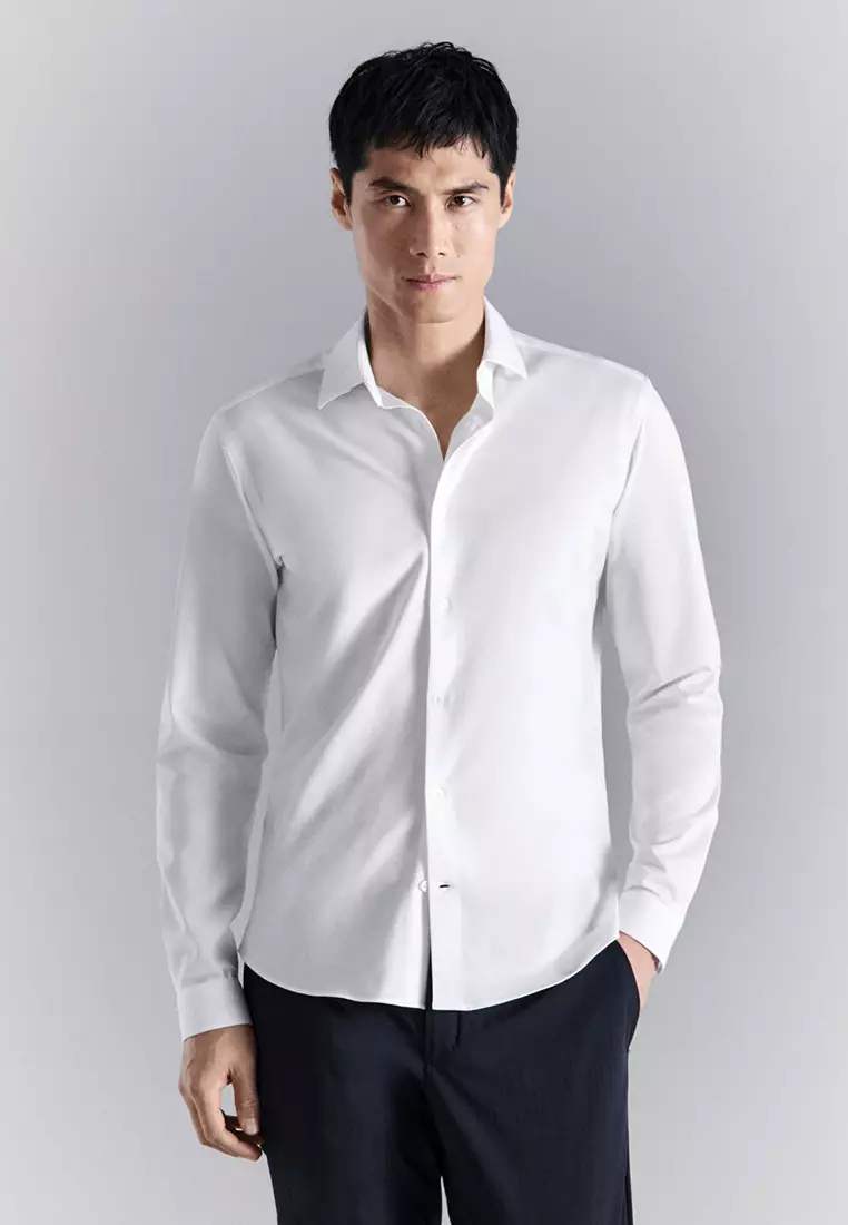 Buy MANGO Man Slim Fit Comfort Non-Iron Shirt 2026 Online | ZALORA