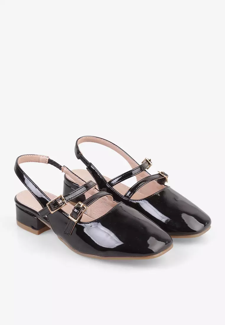 Sepatu Block Heels Mary Jane Anak Prempuan Remaja Emmy
