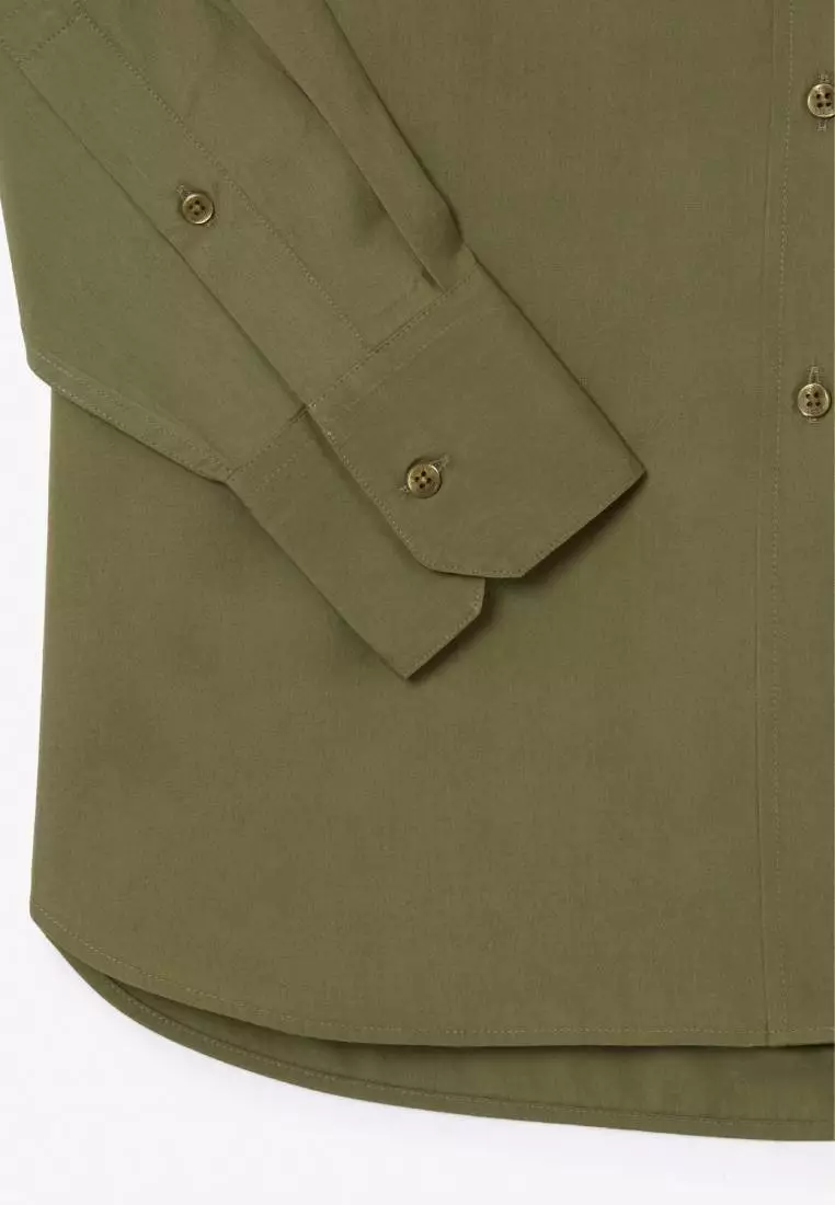 Oversized Fit Cotton Poplin Shirt