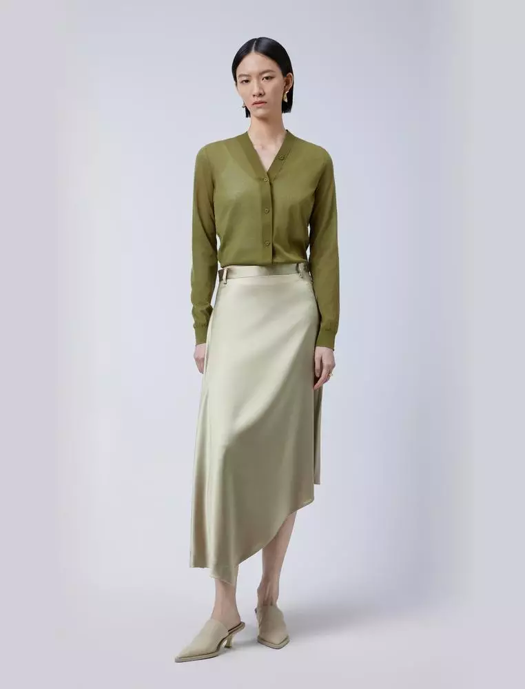 时尚潮流超长款腰裙