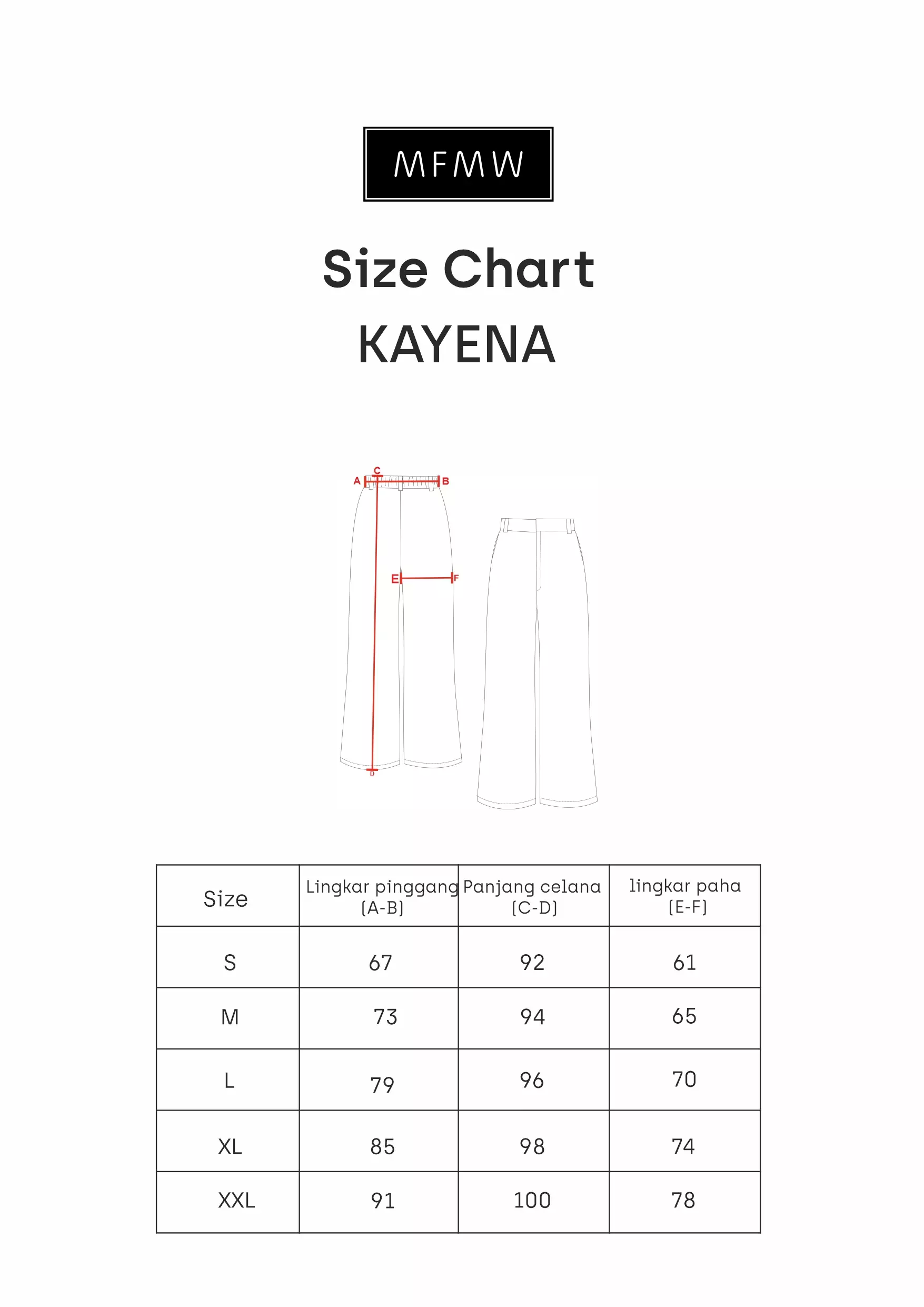 MFMW Kayena Celana Panjang Kulot Brown