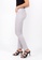 nicole grey nicole - Straight Fit Cotton Pant-Light Grey A593AAAFDFB9DFGS_5