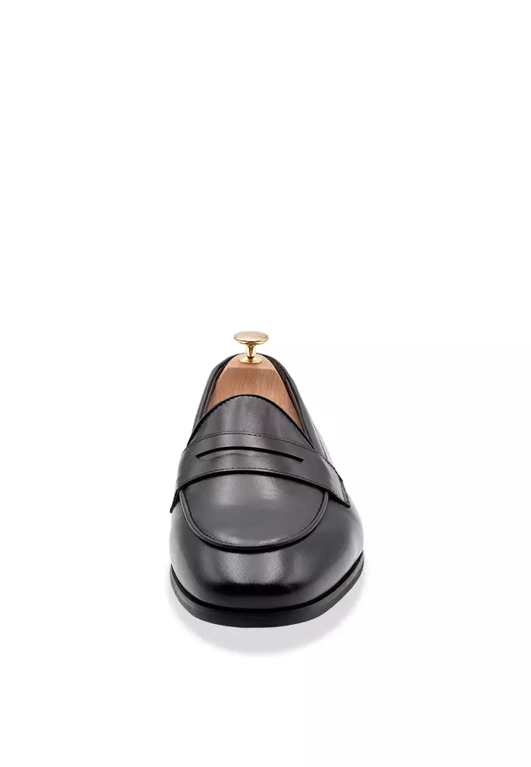Emperado Black Belgian Blake Stitch Loafer