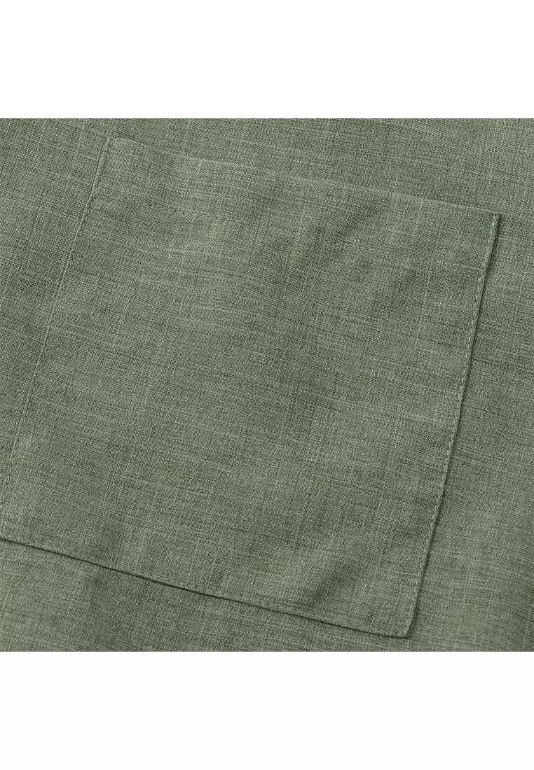 Cotton Linen Solid Color Shirt YL-C85