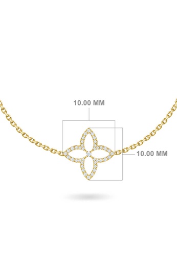 Aquae Jewels pink Bracelet Hera Flower 18K Gold and Diamonds - Rose Gold A59B0AC330D71AGS_1