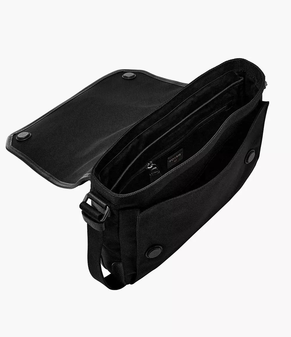 Fossil Hayes Courier Black Tas Pria MBG9628-001