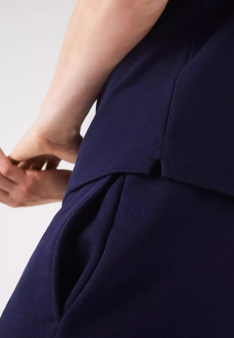 Men's Lacoste Paris Polo Shirt Regular Fit Stretch Cotton Piqué