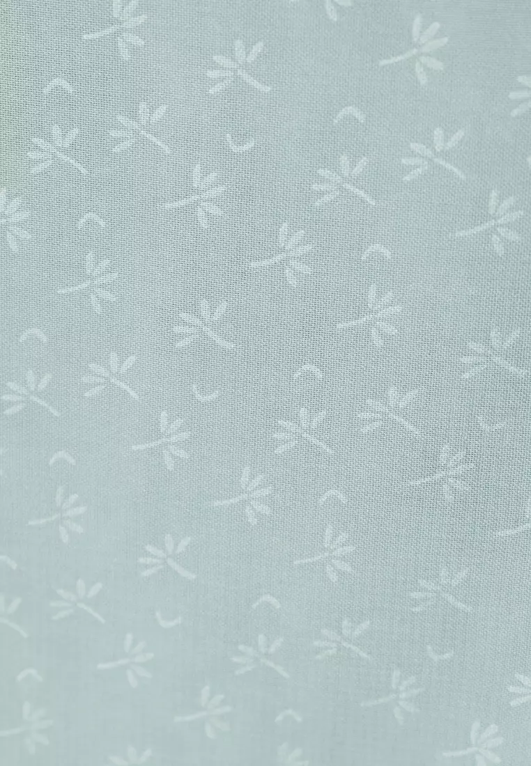 Rada Embossed Square | Hijab Polycotton Scarf Segiempat - Ocean Air