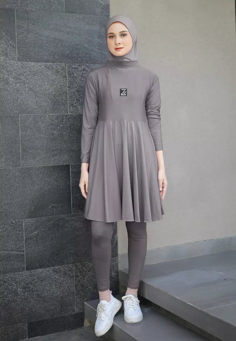 Zelena - Atasan Olahraga Wanita Ivy Longsleeve Tunic Reguler