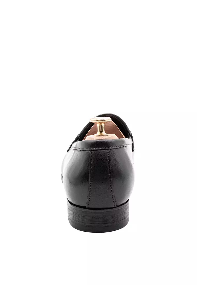 Emperado Black Belgian Blake Stitch Loafer