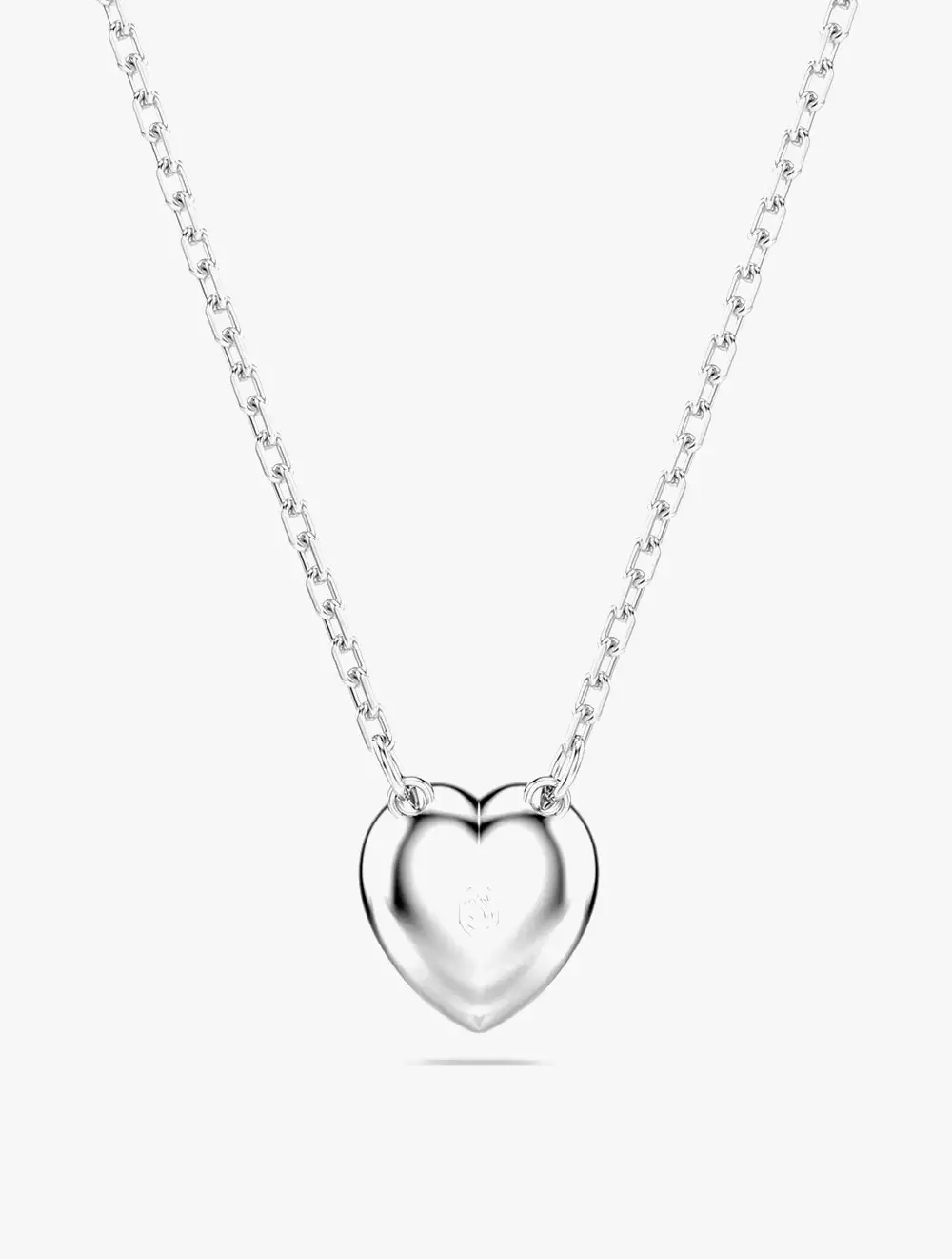 Ariana Grande x Swarovski Pendant Capsule Sunshine, Mixed Cuts, Heart, White, Rhodium Plated - White