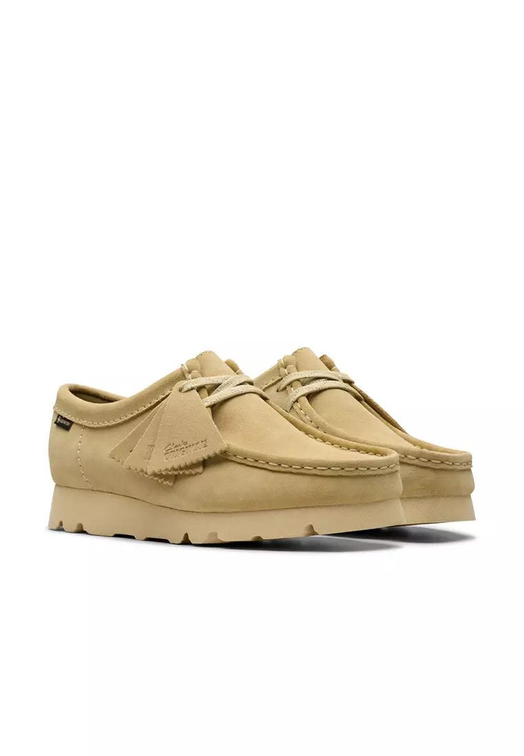 Buy CLARKS Womens Wallabee.GTX Shoes - Maple Suede 2026 Online