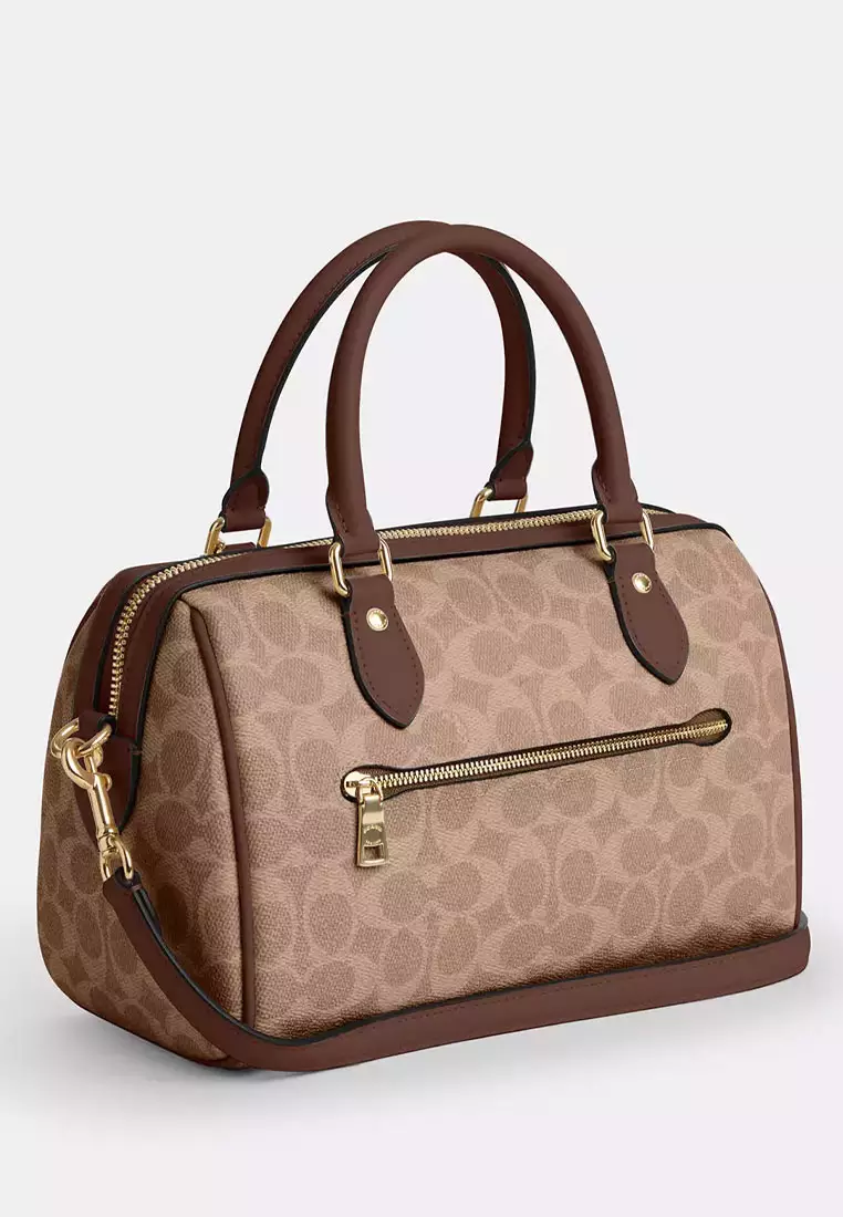 Rowan Satchel Bag In Signature Canvas
