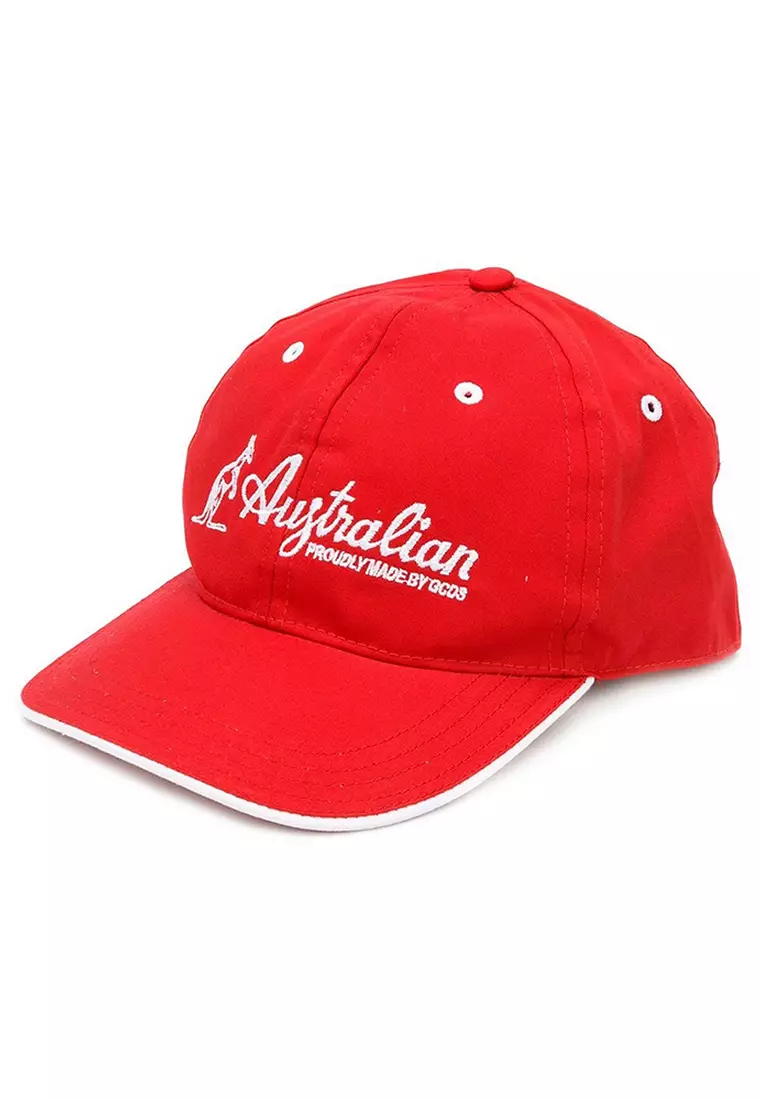 Australian Baseball Cap in Red for UNISEX