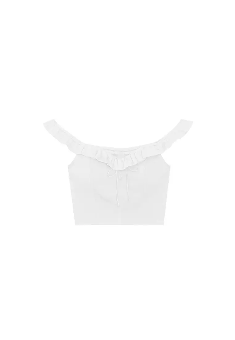 Peekaboo Ruffle Top