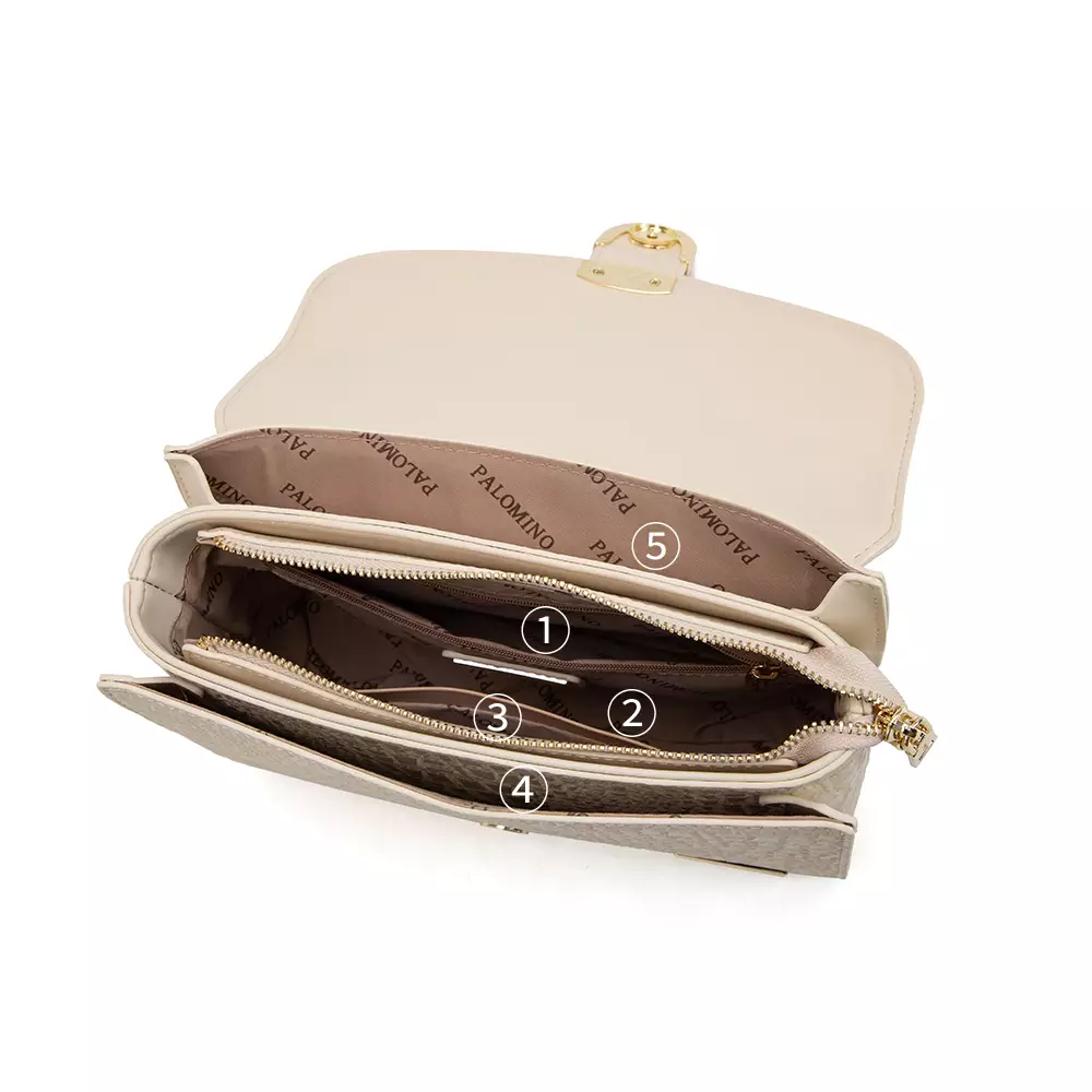 Palomino Dayla Handbag Wanita Warna Cream