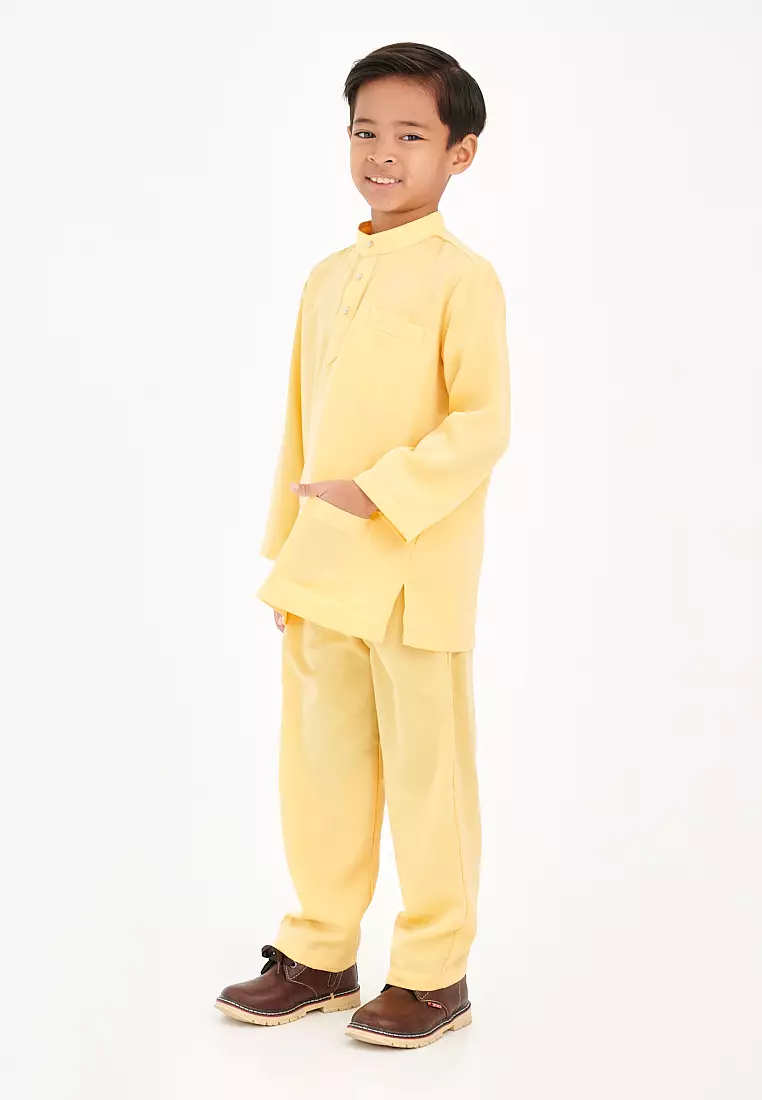 Gene Martino - Majdi Baju Melayu Modern Fit Sedondon – Kids 1170