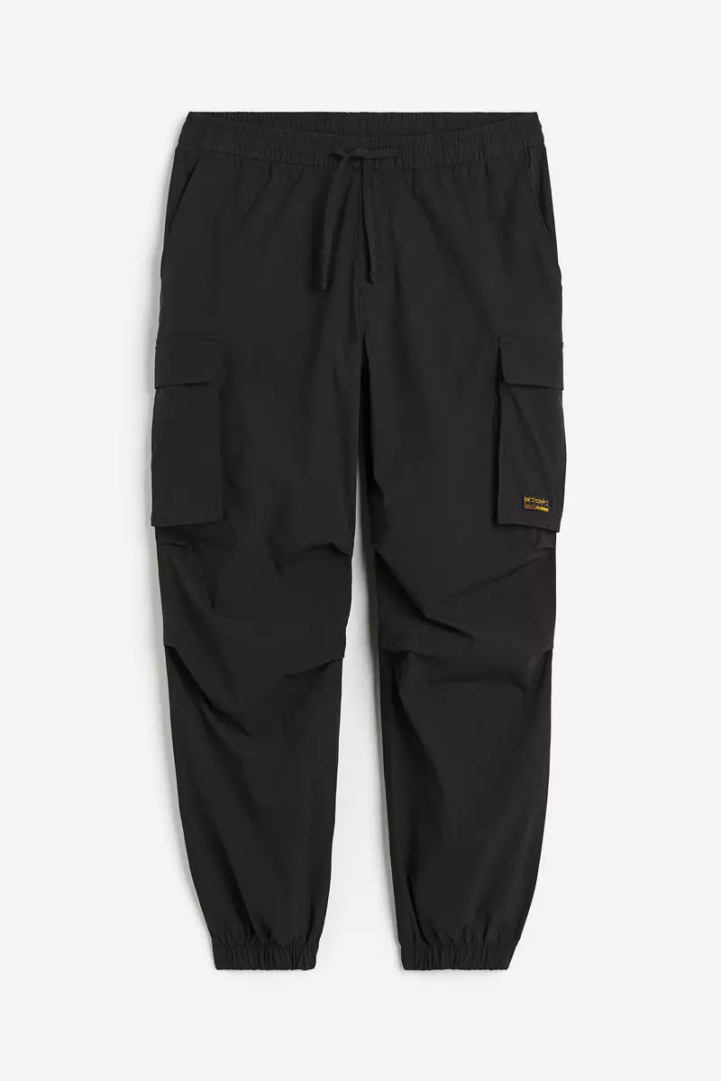 Buy H&M Relaxed Fit Nylon cargo joggers 2024 Online