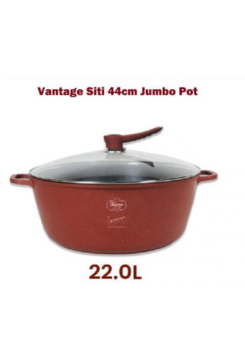 Vantage Vantage Siti Collection Non-Stick Cookware  44cm Jumbo Pot / IH Induction Series / Gold Glitter Coating / Jumbo Pot 20733HL1DD51DFGS_1