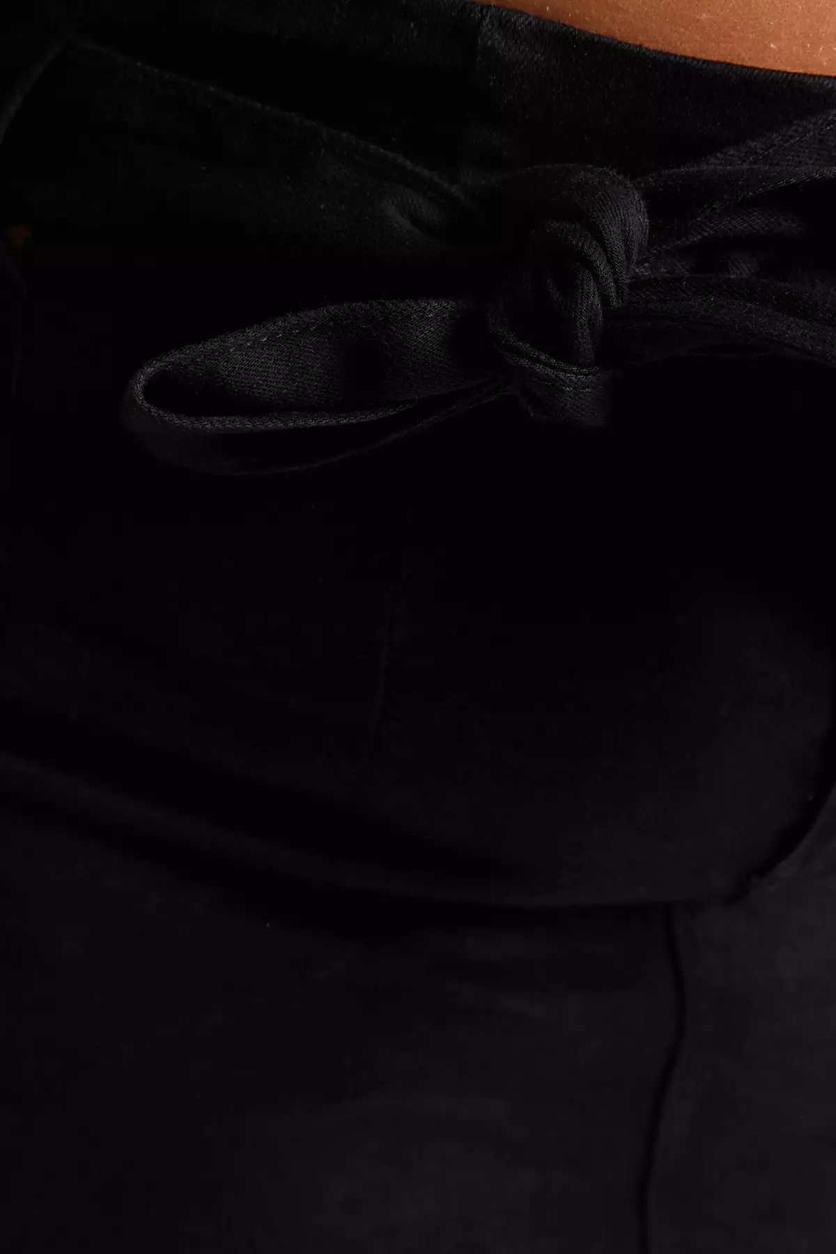 Plus Size High Waist Slit Denim Midi Skirt