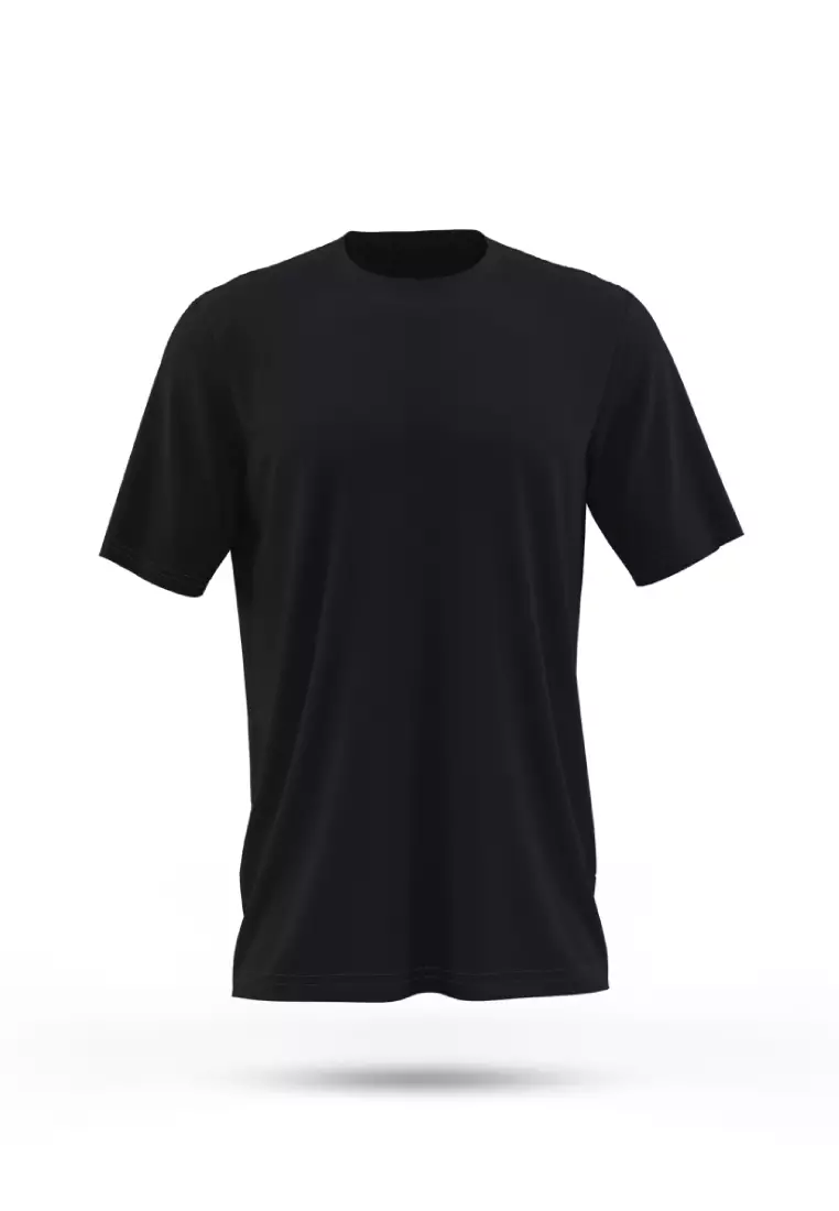 Plain black dri fit shirts discount