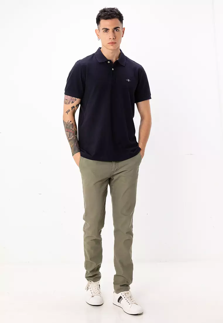 Regular Fit Shield Piqué Polo Shirt