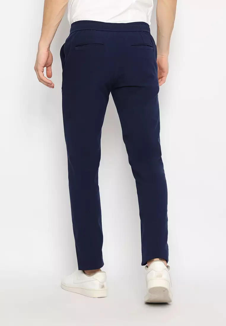 Jobb Active Jerix Celana Panjang Pria Modern Slim Fit Navy 3