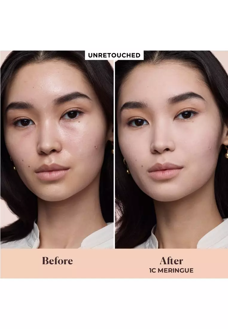 Real Flawless Feather Matte Powder Foundation - 1C Meringue 