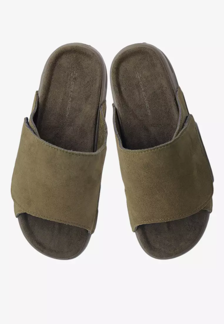 Dr Cardin Men Cove Air Suede Comfort Sandals with Adjustable Strap D-RLZ-8233