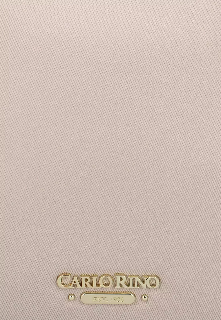 Bowie Nylon Handbag M - Nude