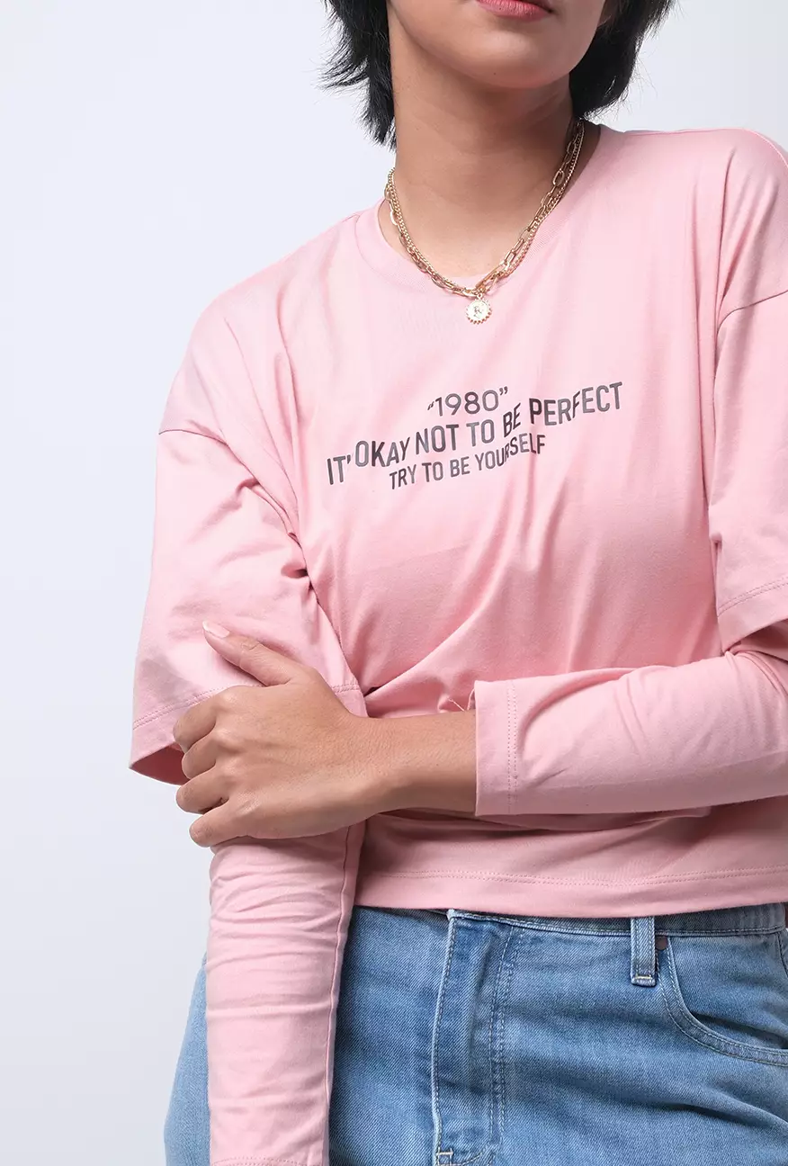 Kaos Wanita Cheryl Pink