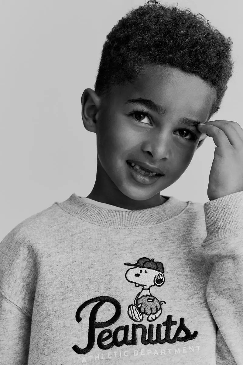 Oversized printed sweatshirt