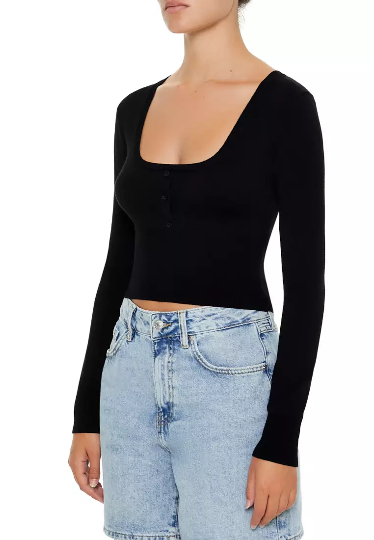 Forever 21 square neck sales