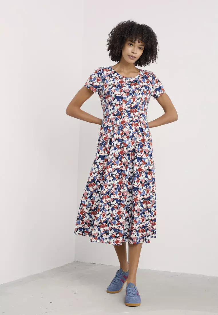 Seasalt Cornwall Multi Short Sleeve Veronica Dress