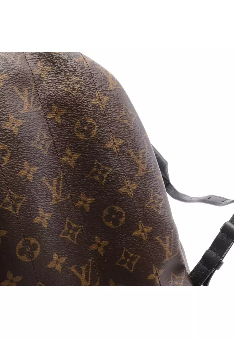 LOUIS VUITTON Monogram Plam Springs PM Backpack Brown with Gold Buckle