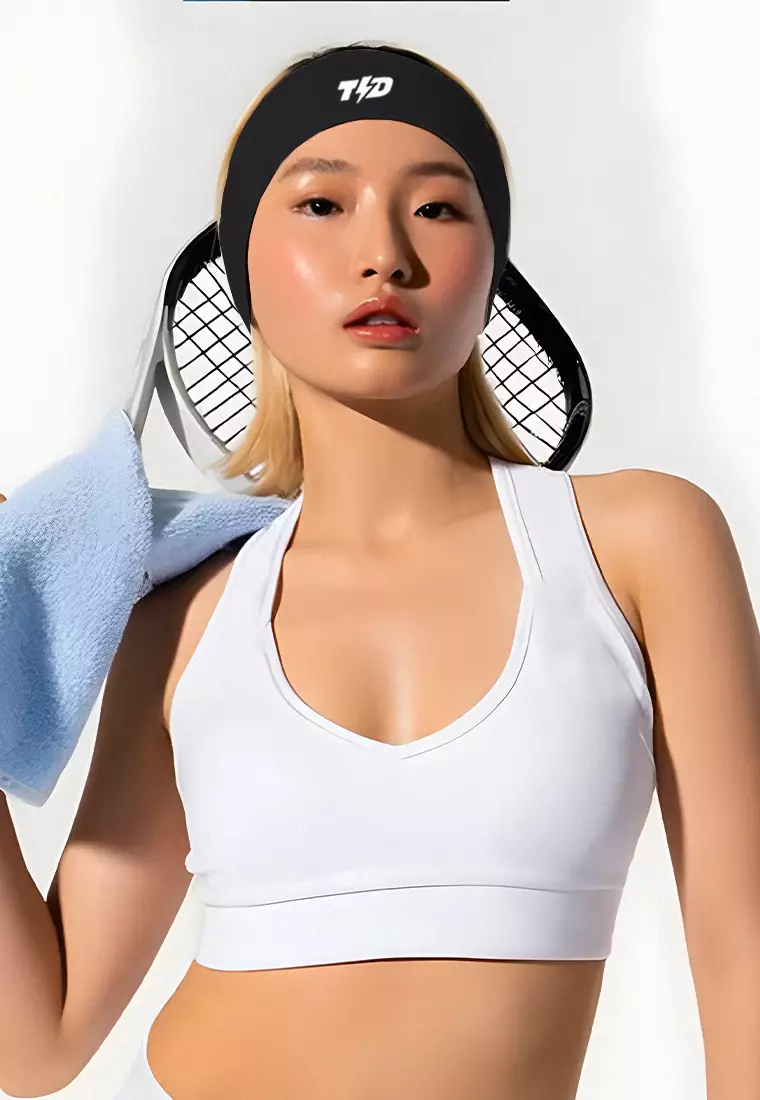 Jual Happyfit HAPPYFIT PLEATED Basic Two Ways Sports Bra Black Original 2025 | ZALORA Indonesia ®