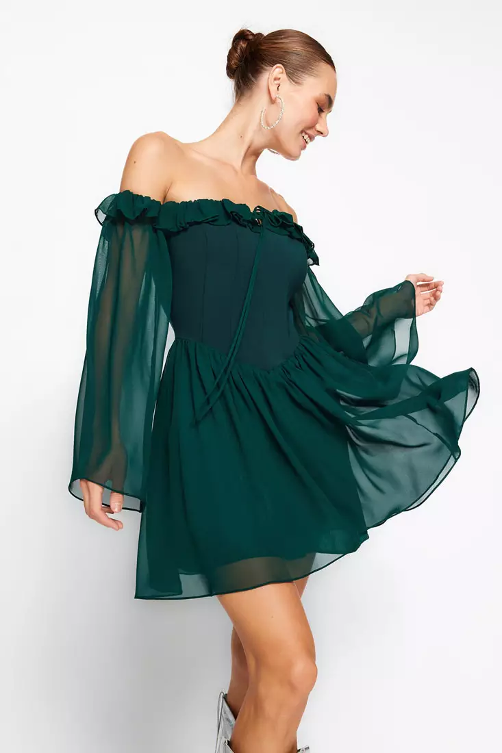 Chiffon Mini Dress