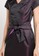 Etoile D'Elfas purple and multi Aphrodite V-Neck Belted Taffeta Dress 82FFCAA3C09340GS_3
