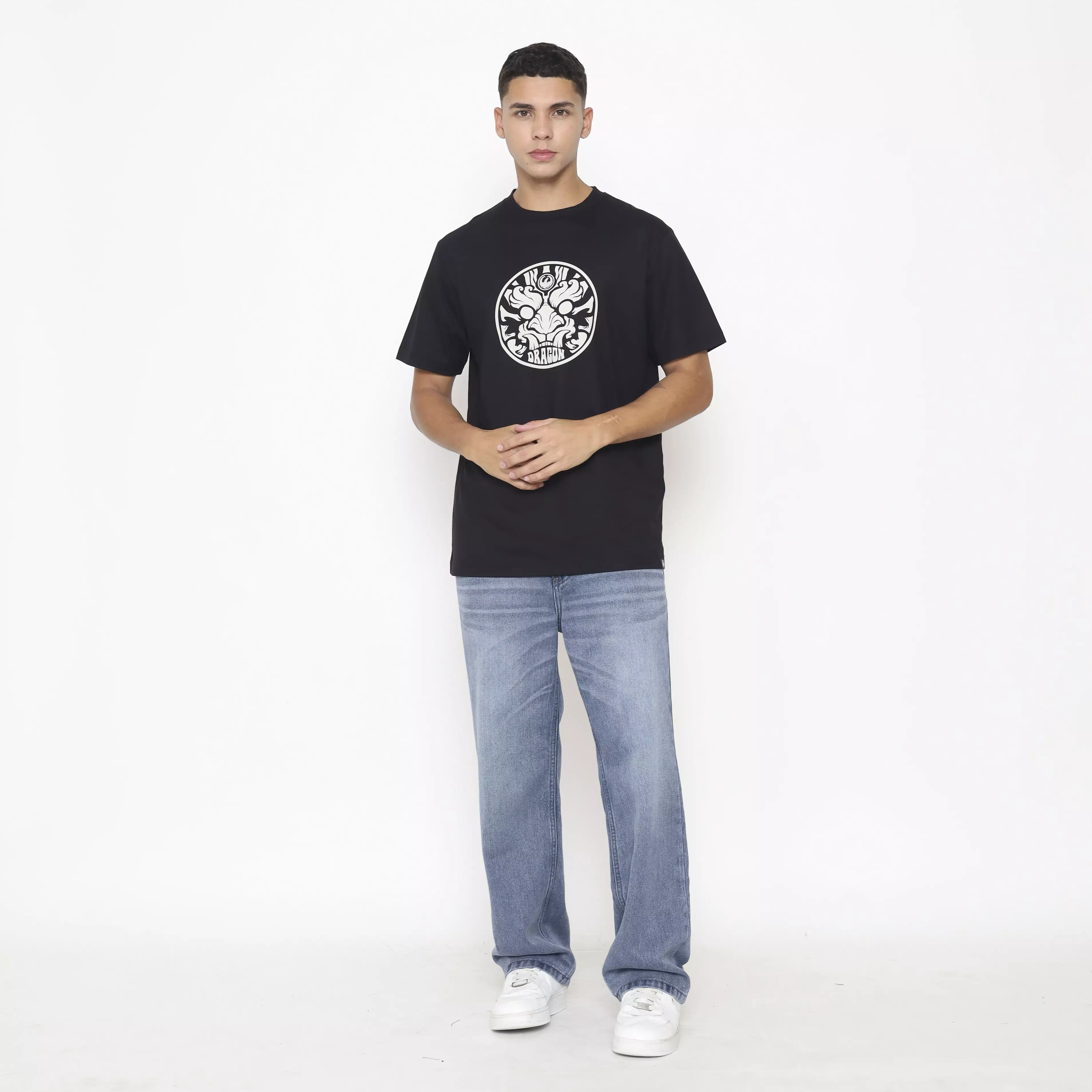 Dragon Kaos lengan pendek Pria Elbraman Planet Surf