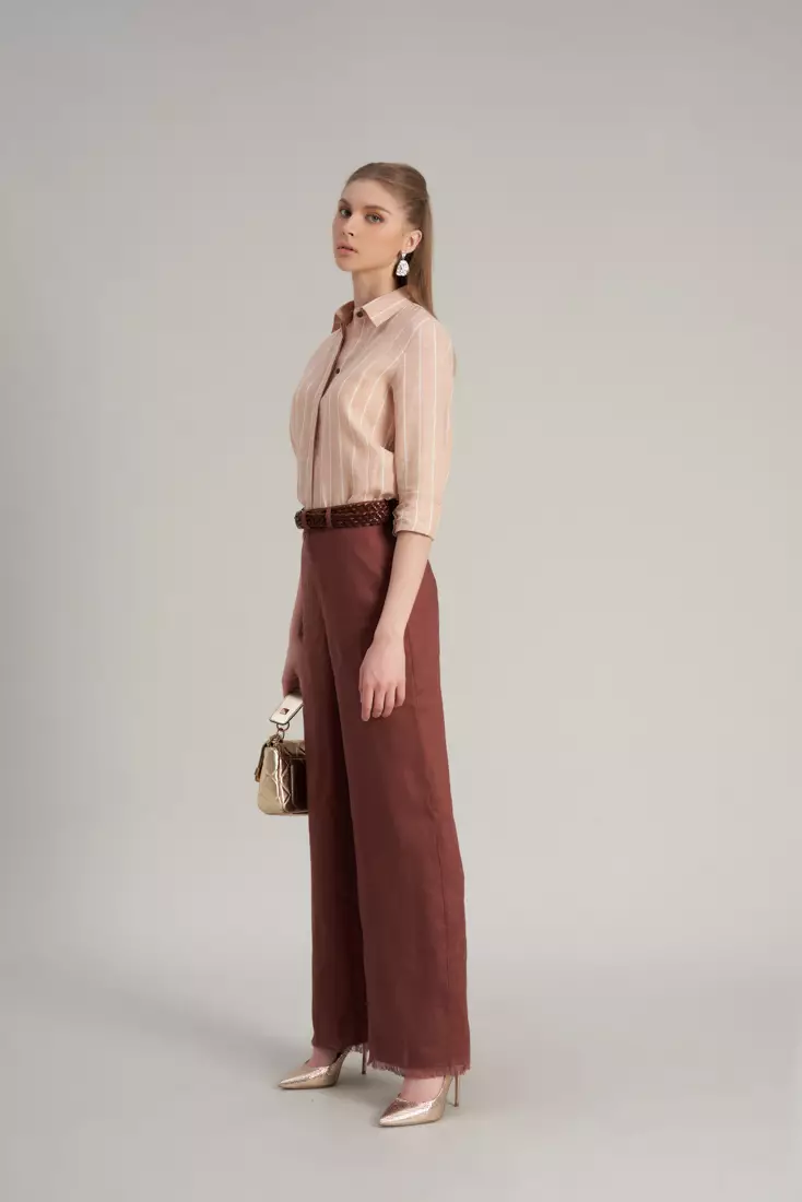 Hello New Day Linen Shirt