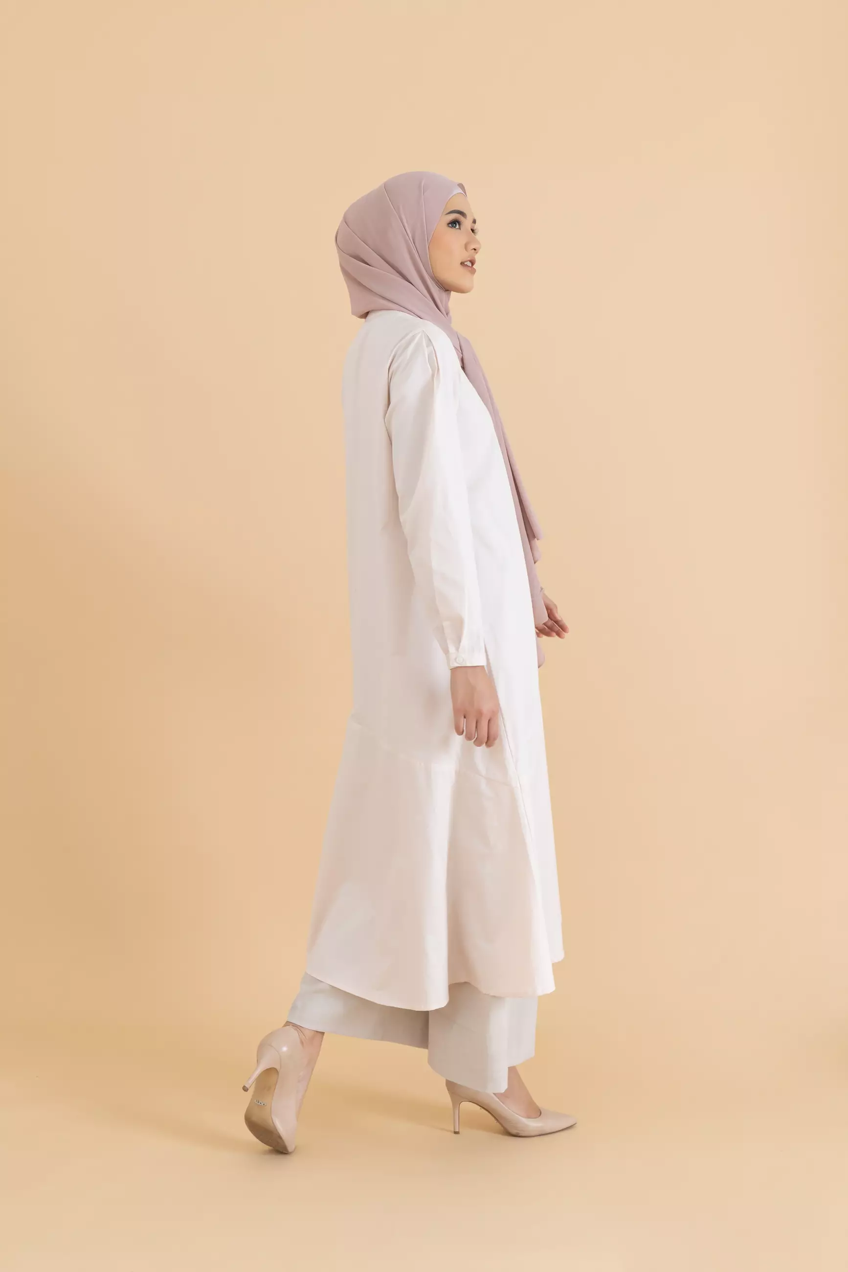 Dress Wanita Yamila Cream