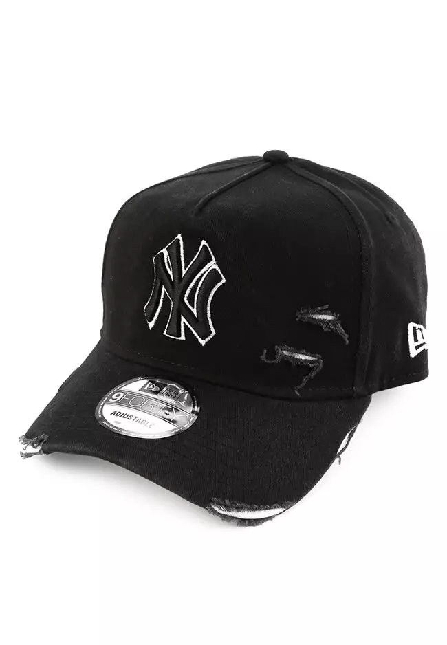 Jual NEW ERA 9FortyAf Destroyed Cotton Wht New York Yankees Original ...